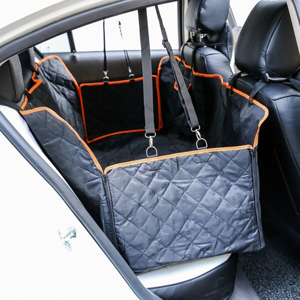SOGA Oxford Cloth Waterproof Dog Car Cover Back Seat Protector Hammock Pet Mat Black-1