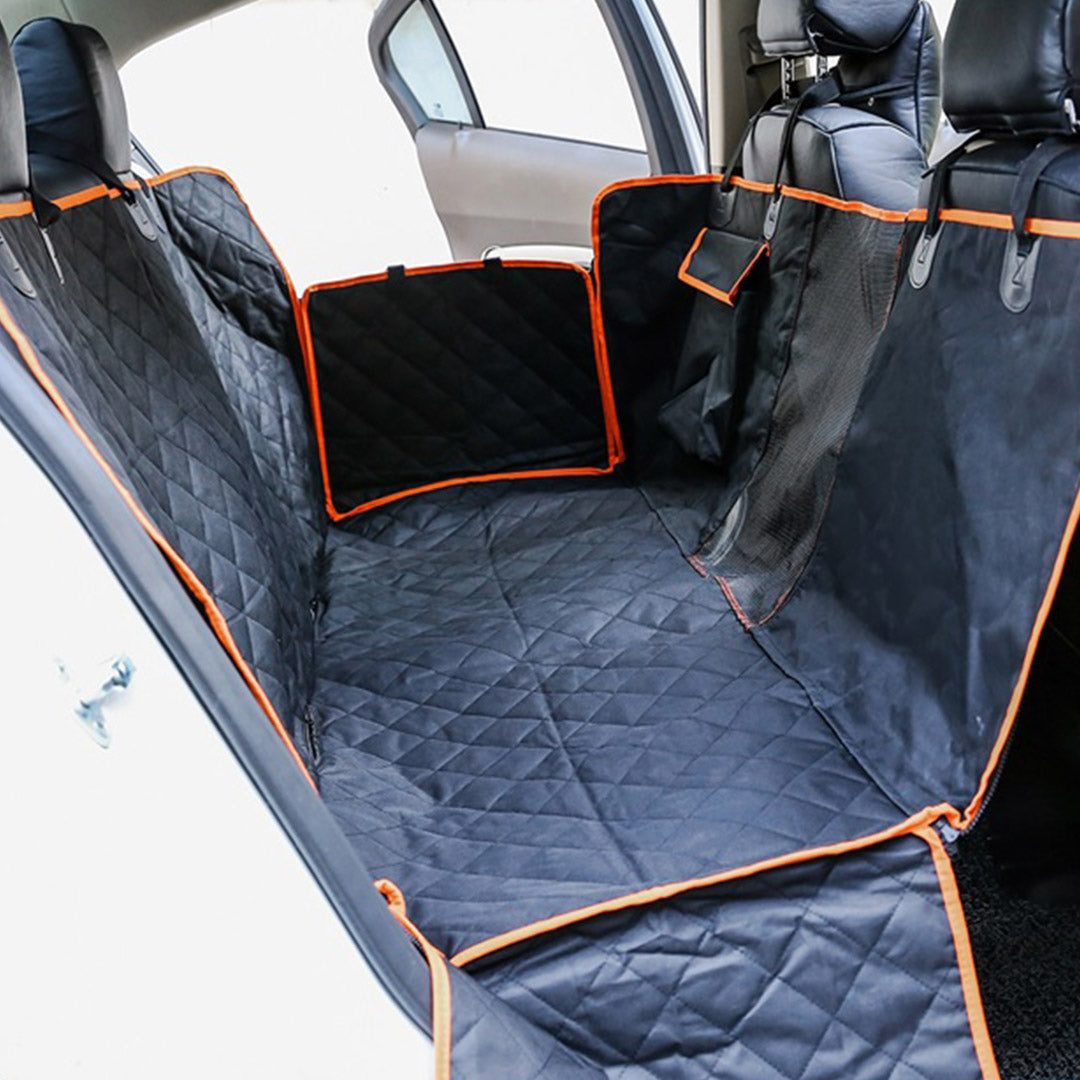 SOGA Oxford Cloth Waterproof Dog Car Cover Back Seat Protector Hammock Pet Mat Black-2