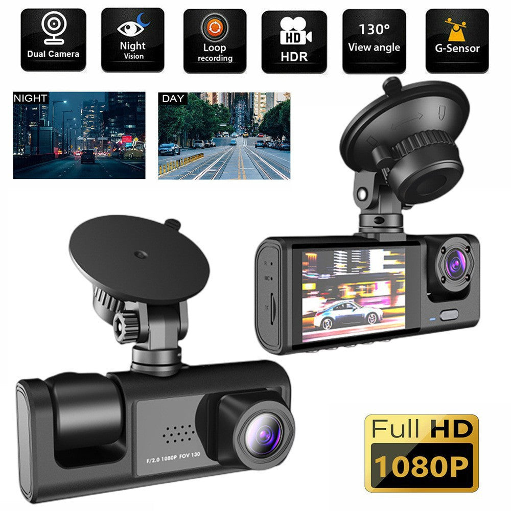 3-in-1 Triple Lens HD Dashcam with Wifi & Night Visio