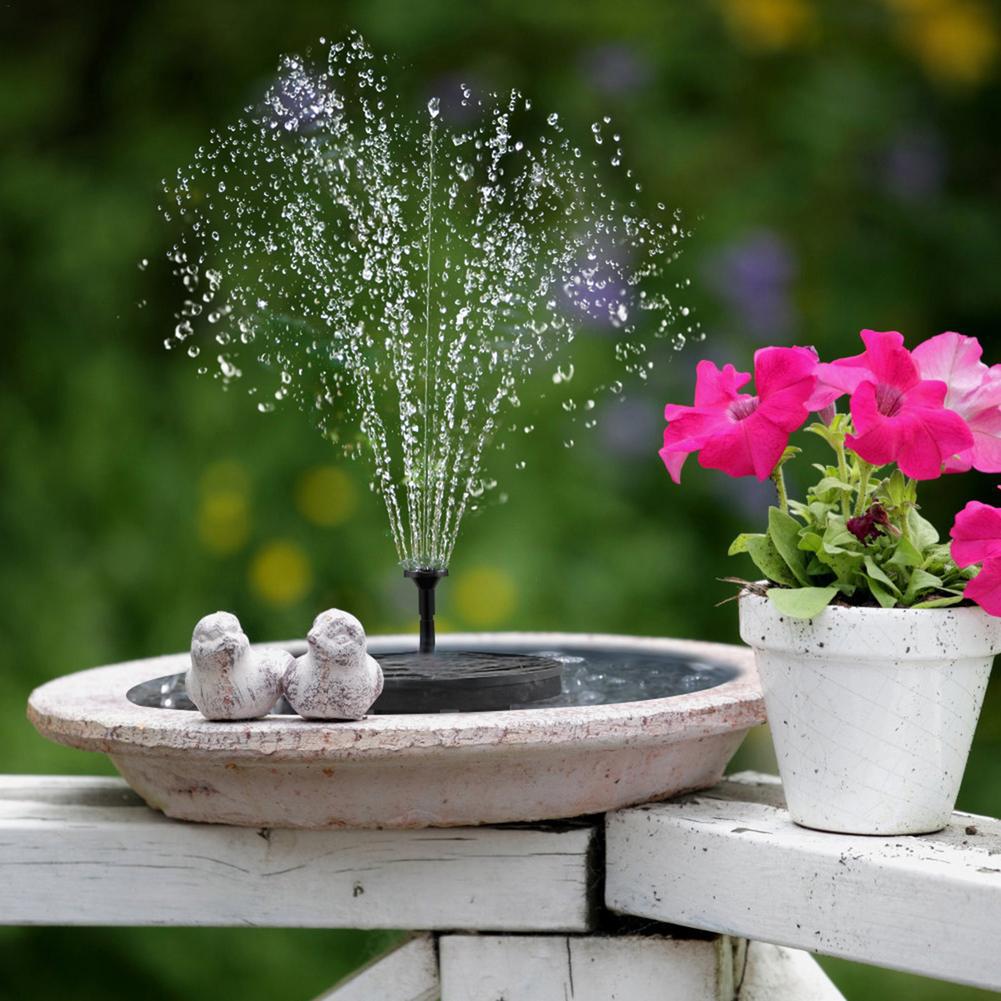 Solar Harmony Floating Garden Fountain