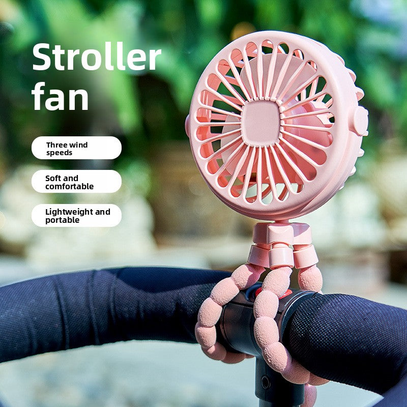 Baby Stroller Fan – 3-in-1 Cooling