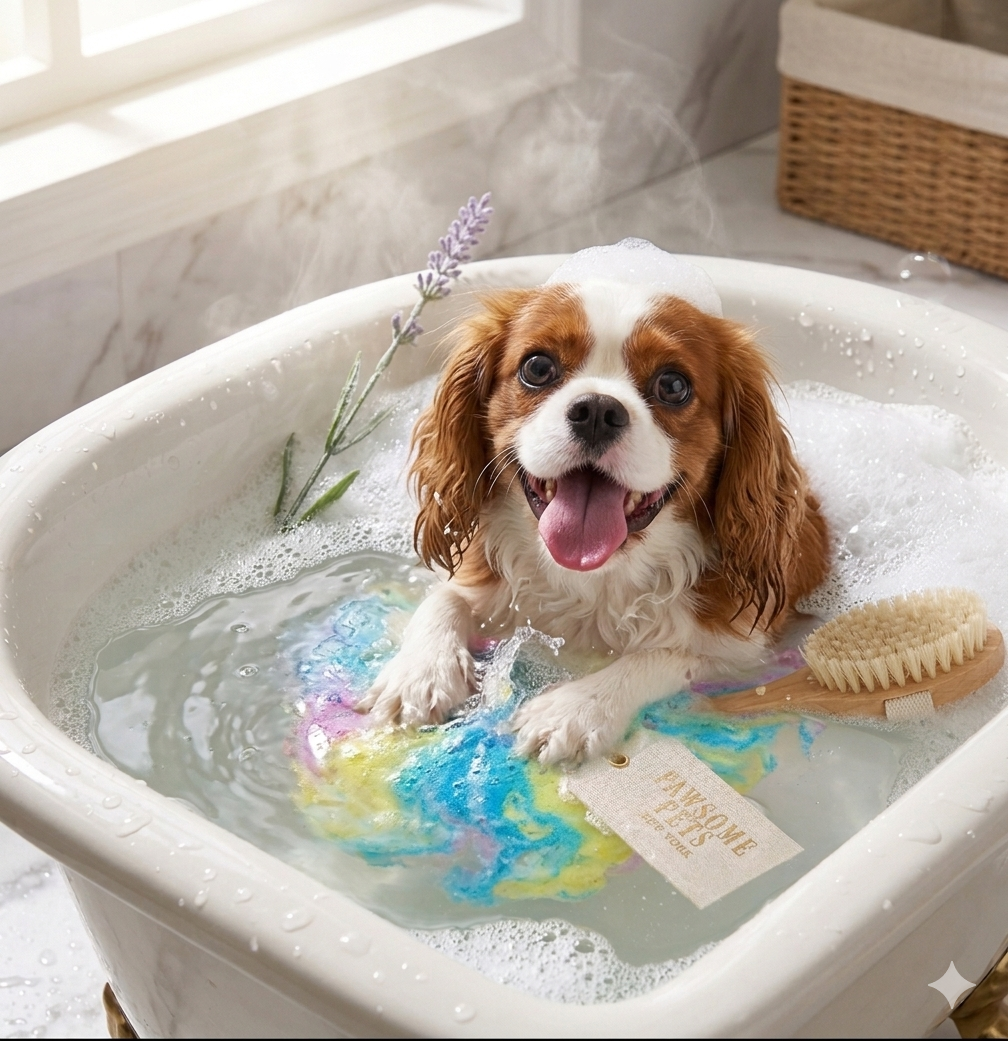 Dog Bath Bomb – Gentle Kaolin Cleanser