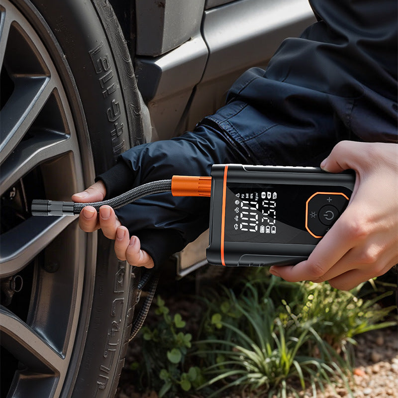 Portable Wireless Car Tire Inflator with Digital Pressure Gauge