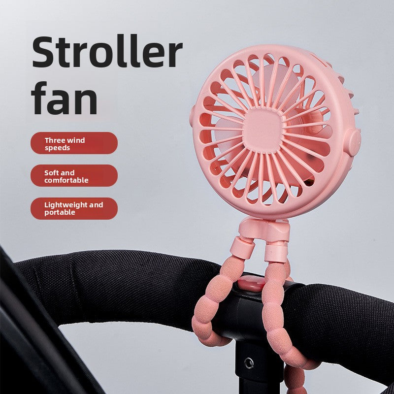 Baby Stroller Fan – 3-in-1 Cooling
