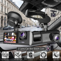 3-in-1 HD Dashcam — Triple Lens, Wi-Fi & Night Vision