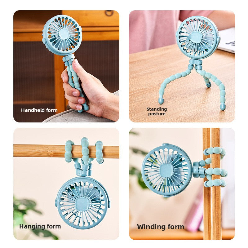 Baby Stroller Fan – 3-in-1 Cooling