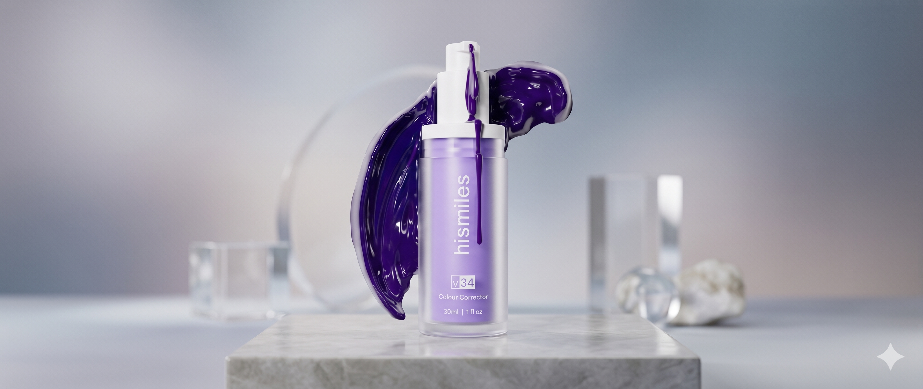 Purple Tooth Corrector for Whiter Teeth